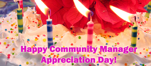 Gefeliciteerd! Het is Community Manager Appreciation Day! #CMAD